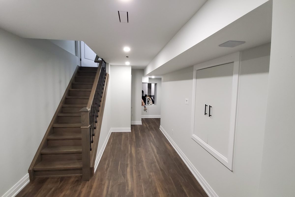The same basement rebuilt